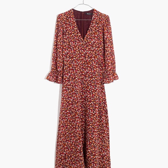 Madewell Dresses & Skirts - Midi Dress Clipdot Spring Prairie